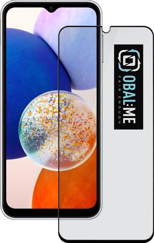 OBAL:ME 5D Tvrzené Sklo pro Samsung Galaxy A14 4G/5G Black