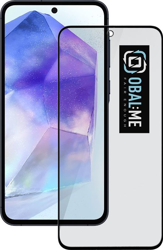 OBAL:ME Privacy 5D Tvrzené Sklo pro Samsung Galaxy A55 5G Black
