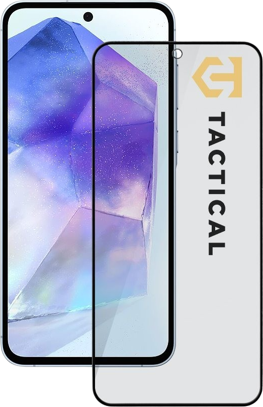 Tactical Glass Shield Privacy Stealth 5D sklo pro Samsung Galaxy A55 5G Black