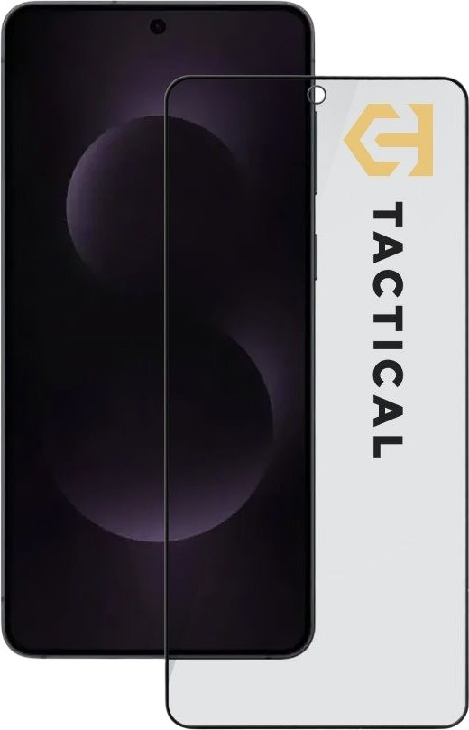 Tactical Glass Shield Privacy Stealth 5D sklo pro Samsung Galaxy S25 Edge Black