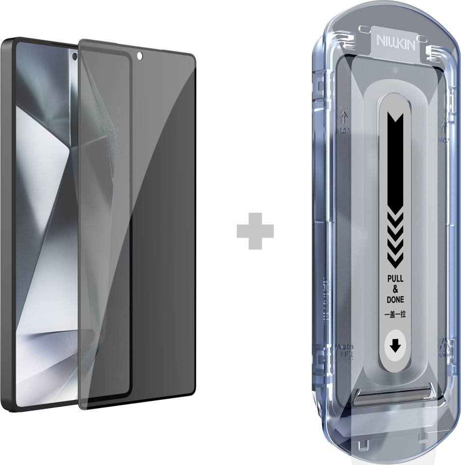 Nillkin Tvrzené Sklo 0.25mm Guardian 2.5D pro Samsung Galaxy S25 Ultra Black (s aplikátorem)