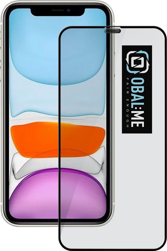OBAL:ME 5D Tvrzené Sklo pro Apple iPhone 11/XR Black
