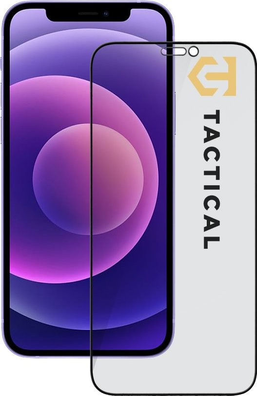 Tactical Glass Shield Privacy Stealth 5D sklo pro Apple iPhone 12 Mini Black