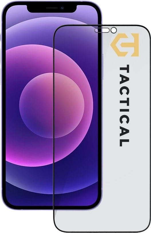 Tactical Glass Shield Privacy Stealth 5D sklo pro Apple iPhone 12 Mini Black