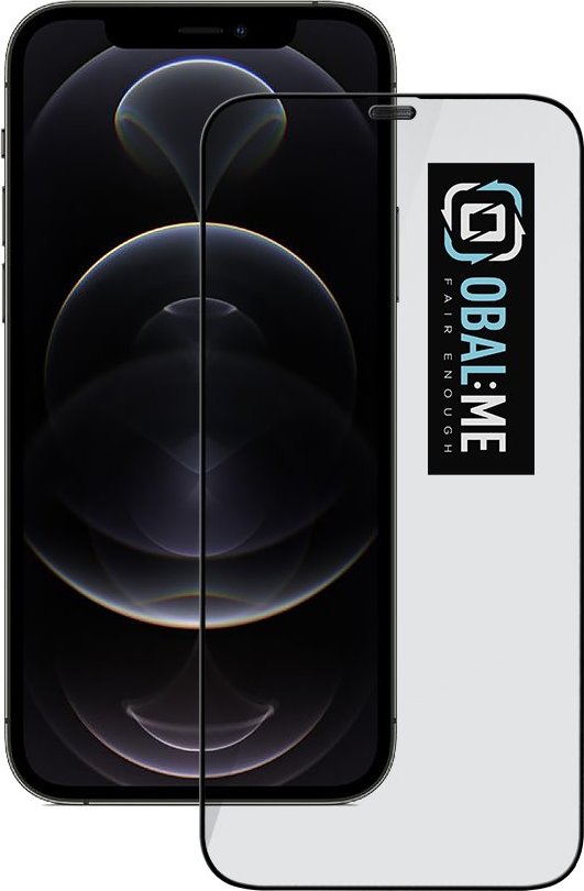 OBAL:ME 5D Tvrzené Sklo pro Apple iPhone 12 Pro Max Black