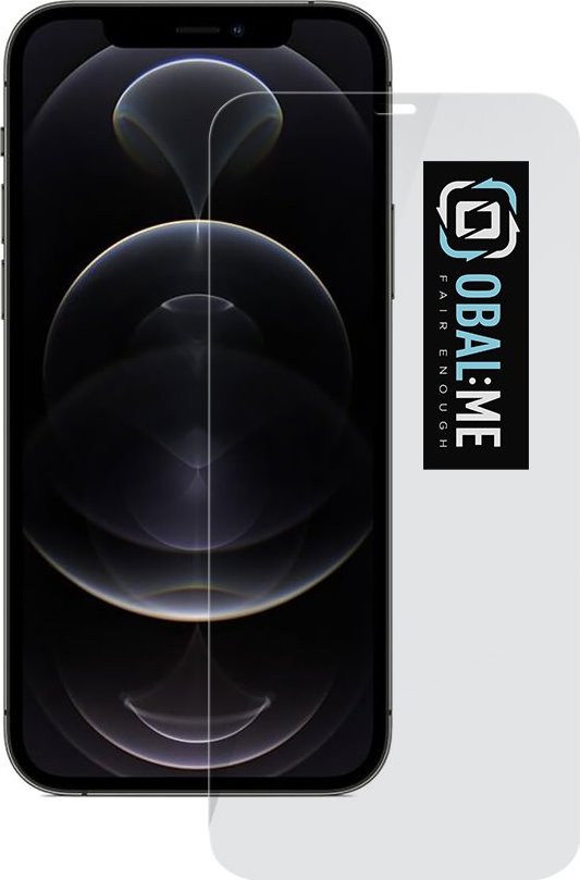 OBAL:ME 2.5D Tvrzené Sklo pro Apple iPhone 12/12 Pro Clear