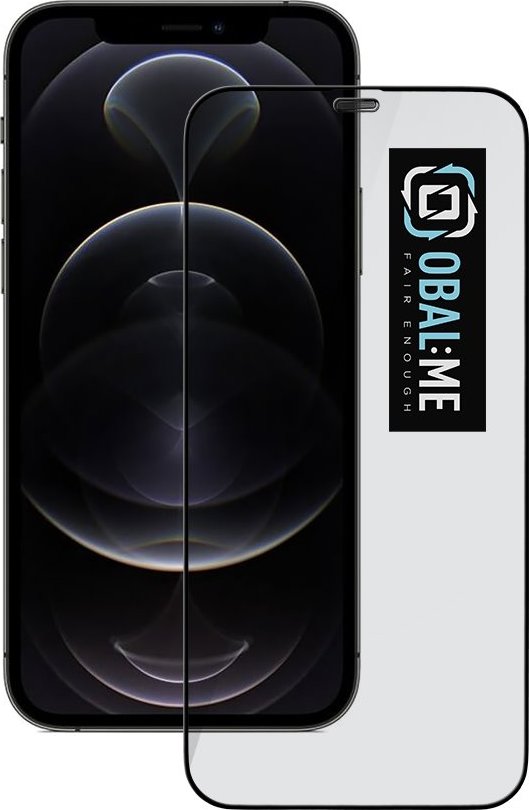 OBAL:ME 5D Tvrzené Sklo pro Apple iPhone 12/12 Pro Black