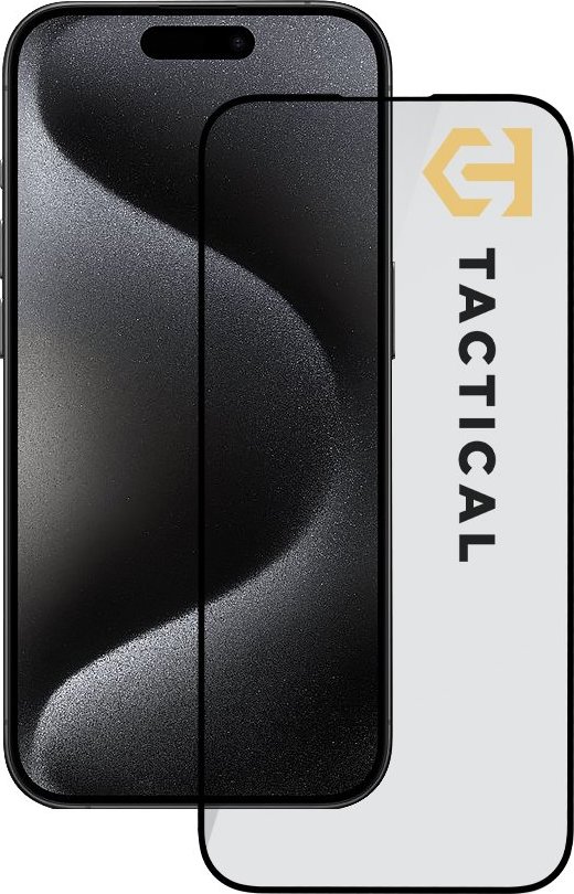 Tactical Glass Shield 5D sklo pro Apple iPhone 15 Pro Black