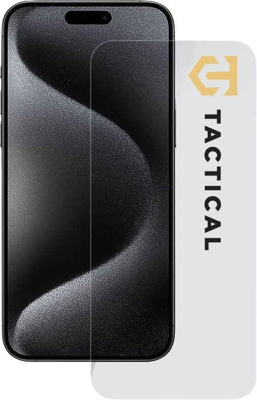 Tactical Glass Shield 2.5D sklo pro Apple iPhone 15 Pro Max Clear
