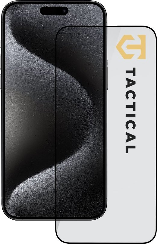 Tactical Glass Shield 5D sklo pro Apple iPhone 15 Pro Max Black