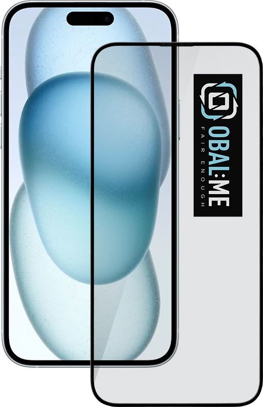 OBAL:ME 5D Tvrzené Sklo pro Apple iPhone 15 Plus/16 Plus Black