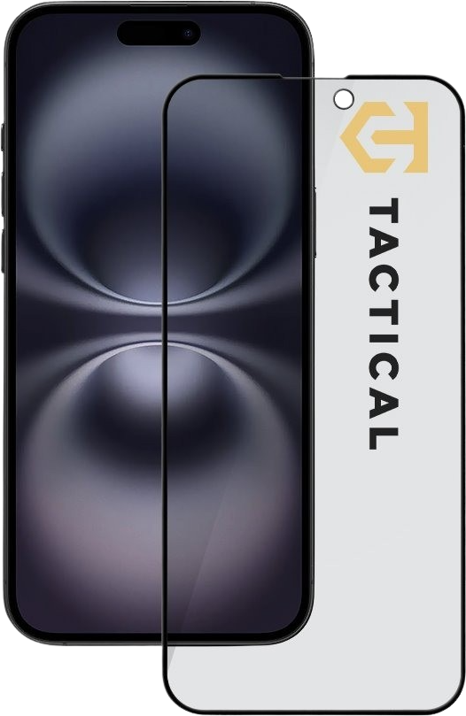 Tactical Glass Shield Privacy Stealth 5D sklo pro Apple iPhone 15 Plus/16 Plus Black