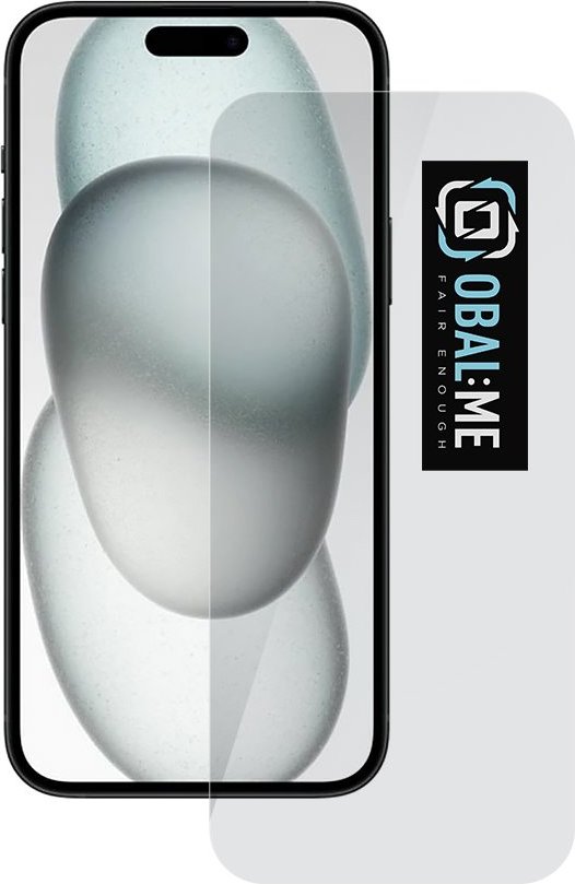 OBAL:ME 2.5D Tvrzené Sklo pro Apple iPhone 15/16 Clear