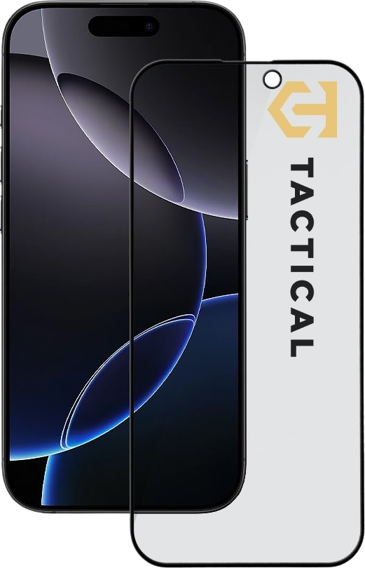 Tactical Glass Shield Privacy Stealth 5D sklo pro Apple iPhone 16 Pro/17 Black