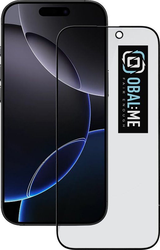 OBAL:ME Privacy 5D Tvrzené Sklo pro Apple iPhone 16 Pro Black
