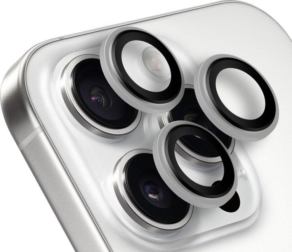 OBAL:ME Ochrana Čoček pro Apple iPhone 16 Pro/16 Pro Max White Titanium