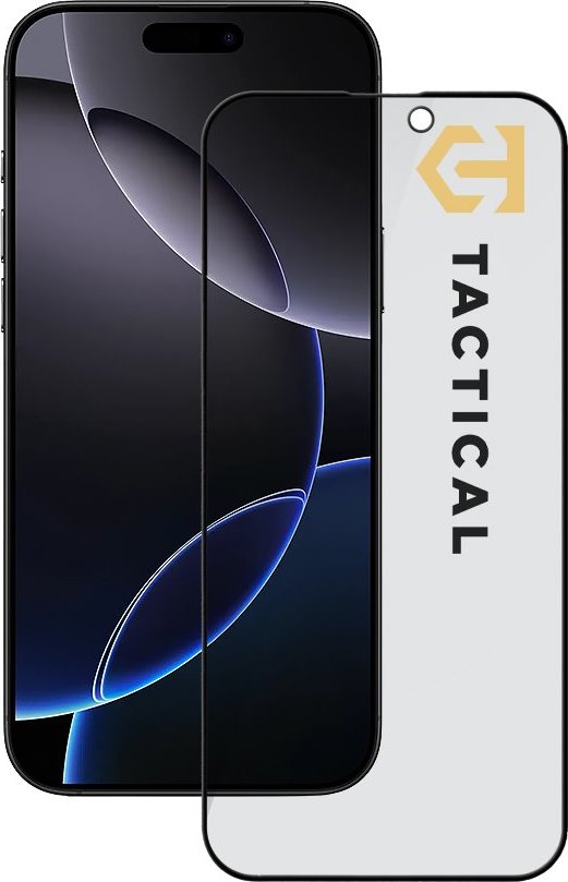 Tactical Glass Shield Privacy Stealth 5D sklo pro Apple iPhone 16 Pro Max Black