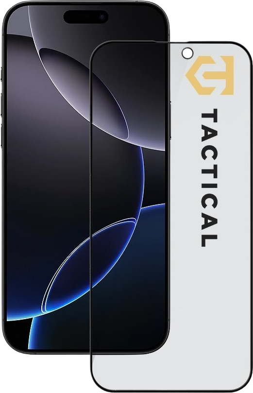 Tactical Glass Shield Privacy Stealth 5D sklo pro Apple iPhone 16 Pro Max Black