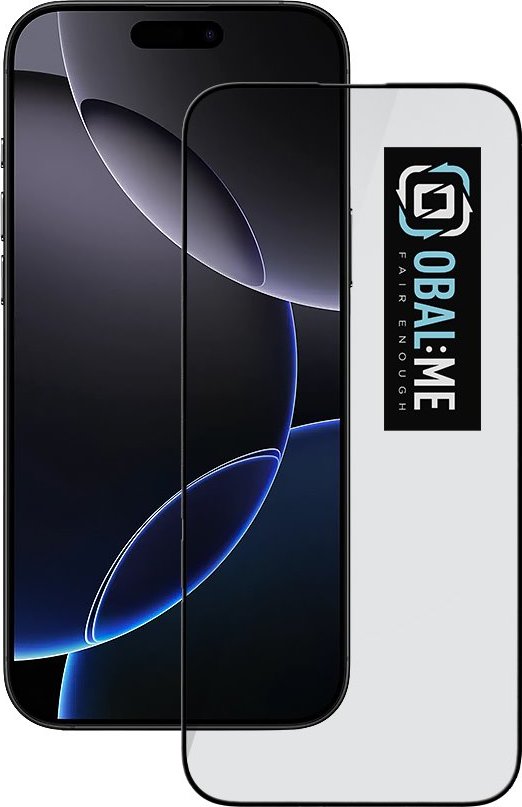 OBAL:ME 5D Tvrzené Sklo pro Apple iPhone 16 Pro Max Black