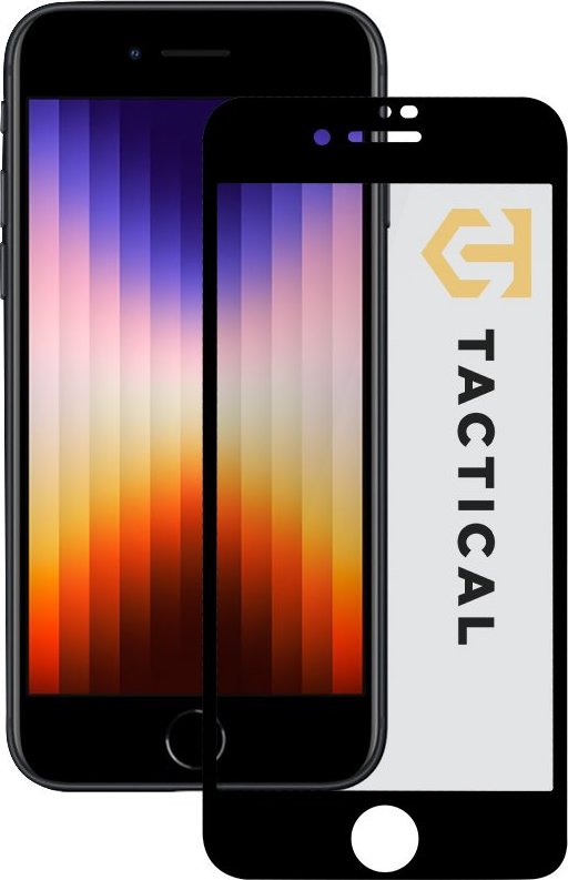 Tactical Glass Shield 5D sklo pro Apple iPhone 7/8/SE2020/SE2022 Black