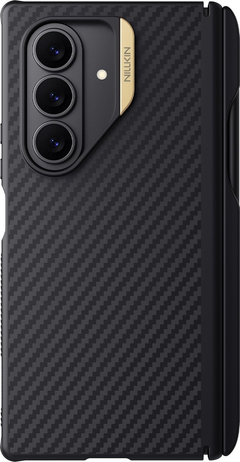 Nillkin Synthetic Fiber PRO Magnetic Pen Slot Zadní Kryt pro Samsung Galaxy Z Fold 7 Golden