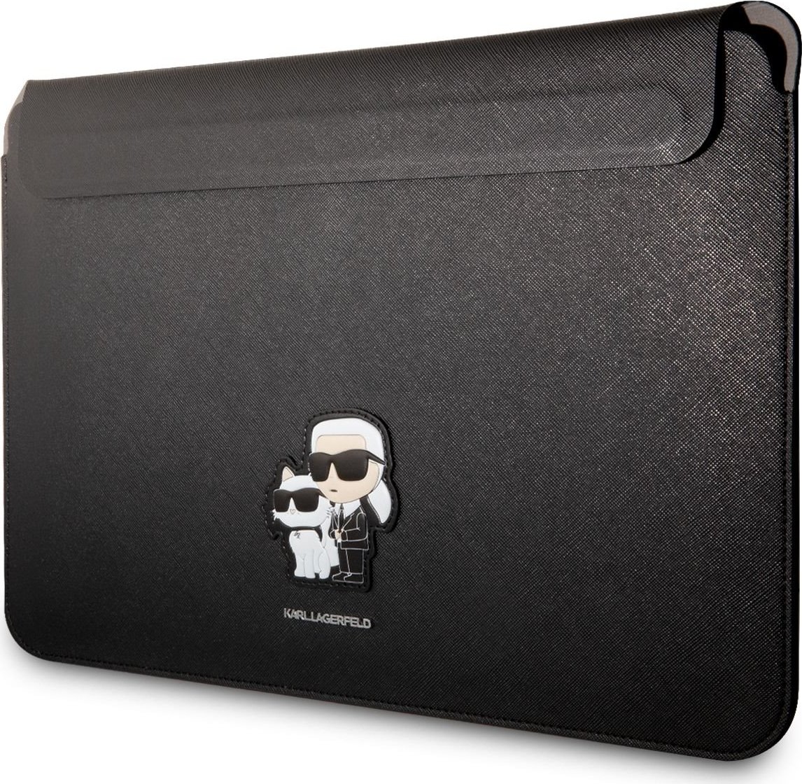 Karl Lagerfeld Saffiano Karl and Choupette Obal na Notebook 13/14" Black