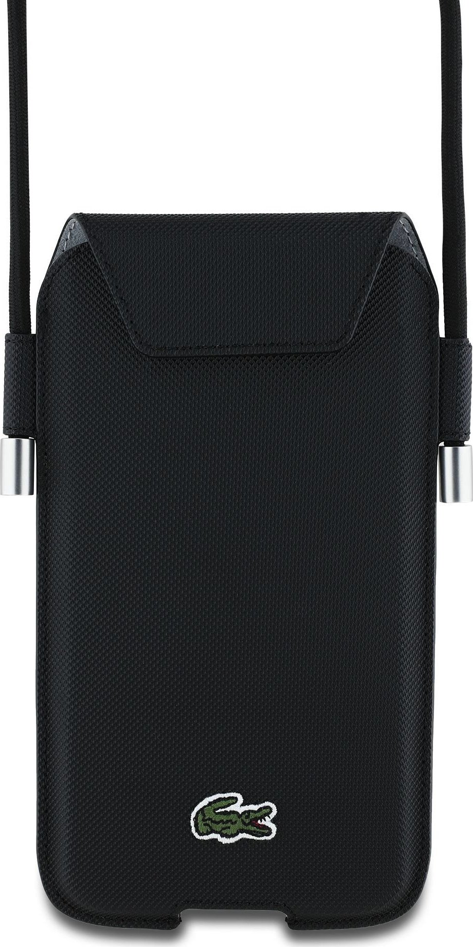 Lacoste PVC Iconic Petit Pique Kapsa na Telefon XL Black