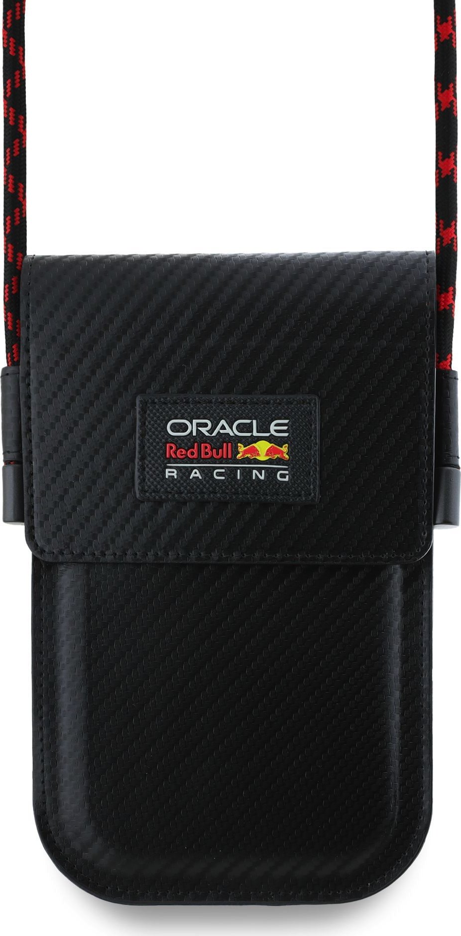 Red Bull PU Carbon Taška na Telefon Black
