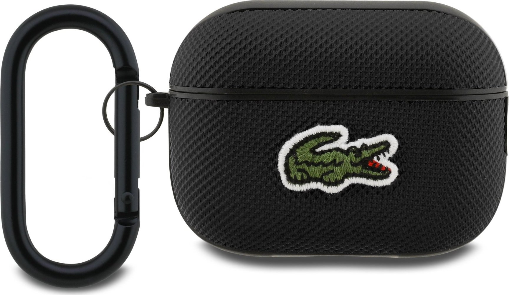 Lacoste Petit Pique Croc Logo Patch Pouzdro pro AirPods Pro 2 Black