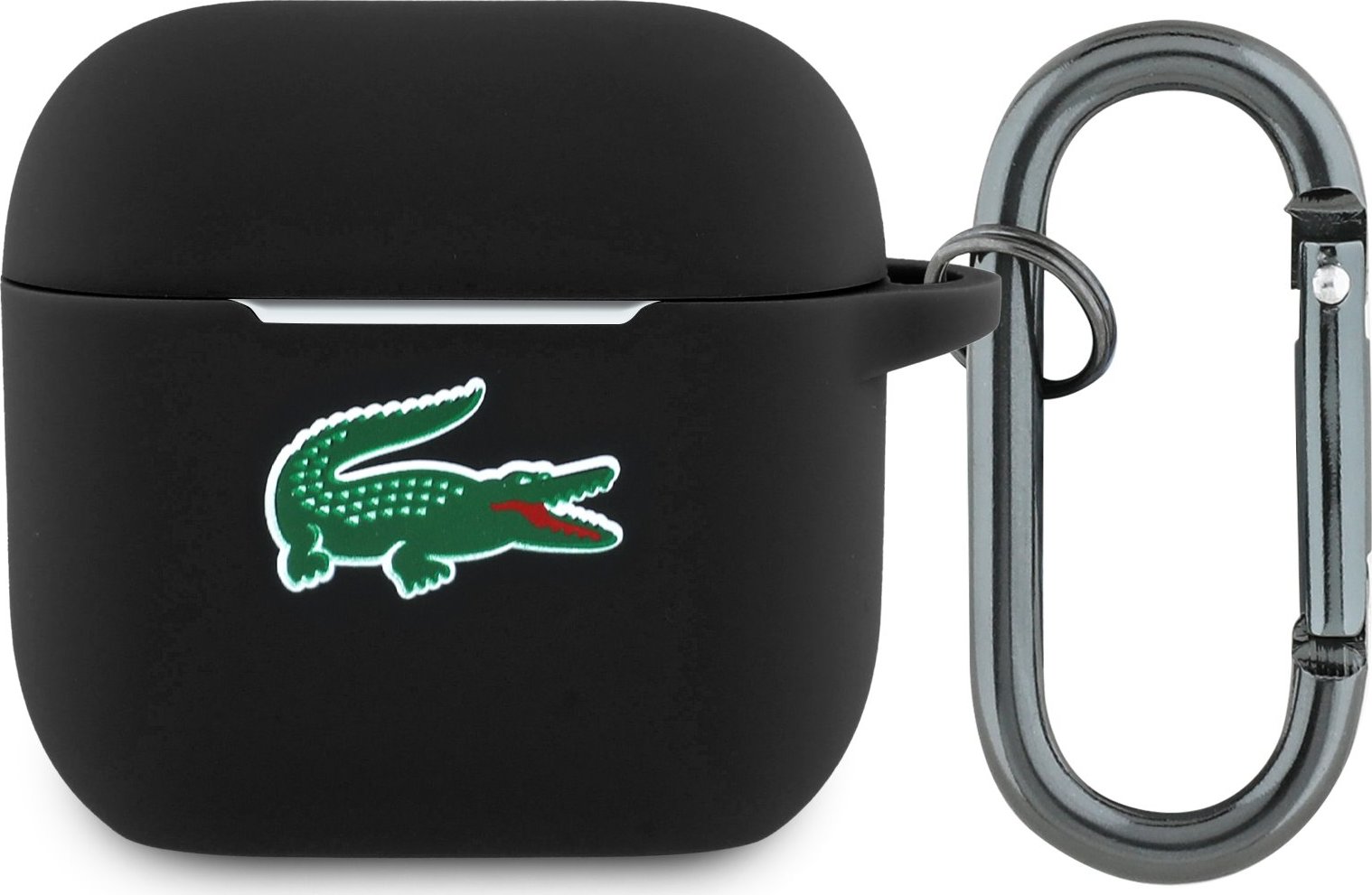 Lacoste Liquid Silicone Croc Logo Pouzdro pro AirPods 4 Black