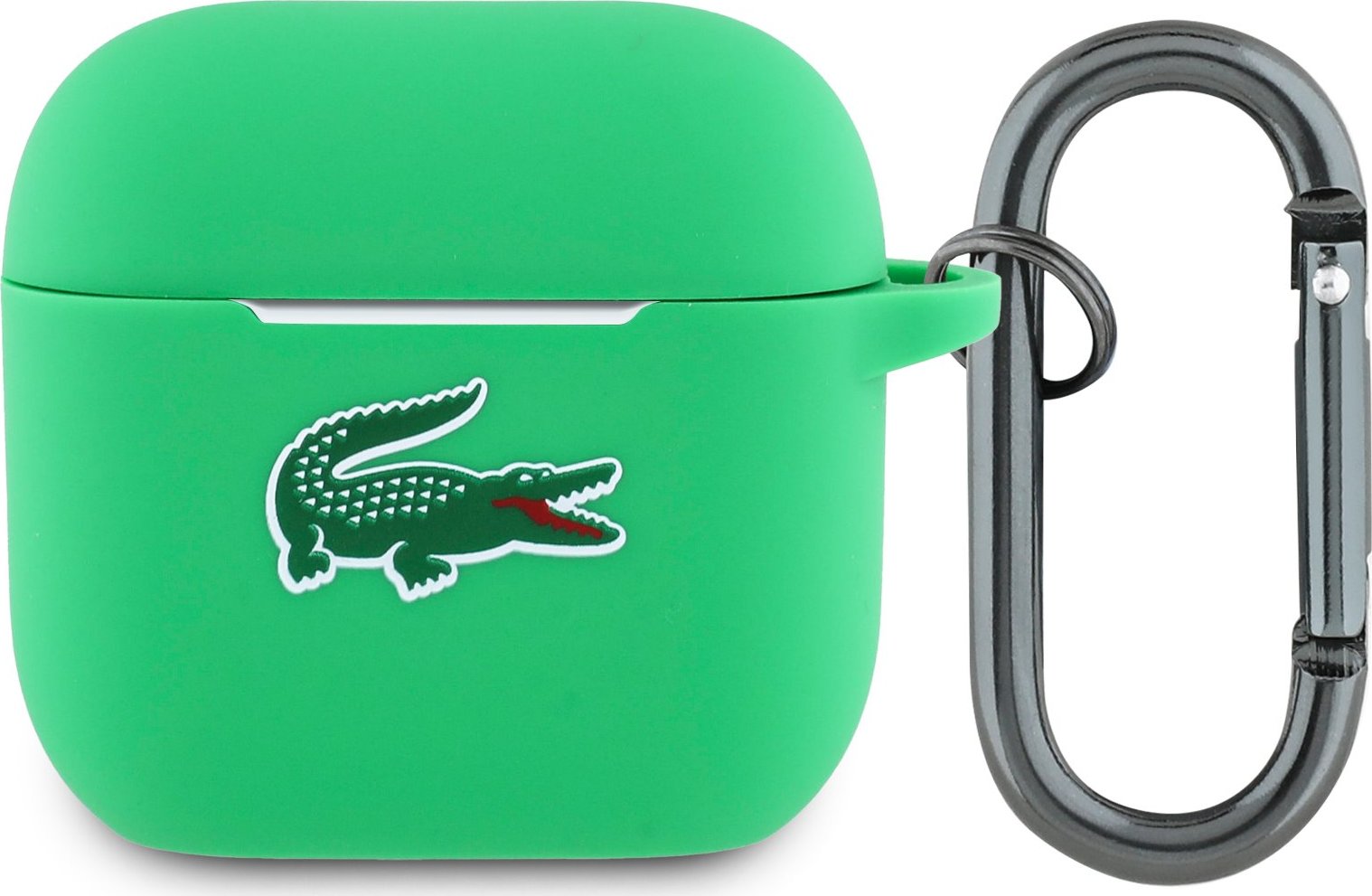 Lacoste Liquid Silicone Croc Logo Pouzdro pro AirPods 4 Green