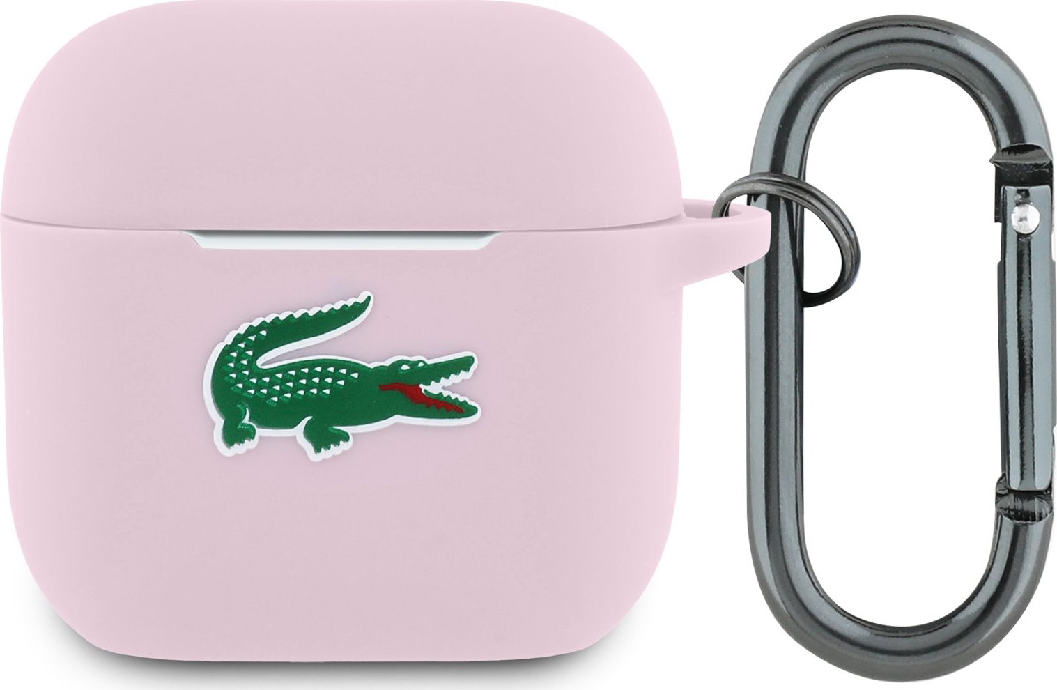 Lacoste Liquid Silicone Croc Logo Pouzdro pro AirPods 4 Pink
