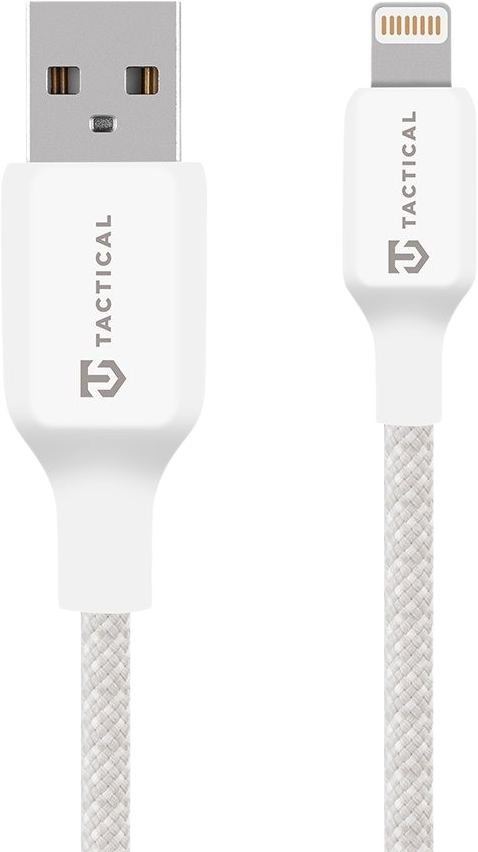 Tactical Stitch Thread Cable USB-A/Lightning 2m White