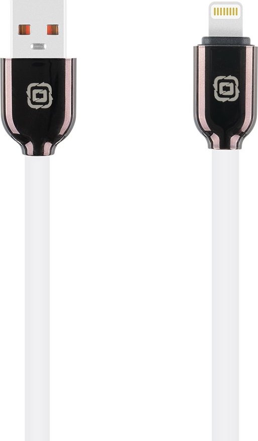 OBAL:ME Sleek USB-A/Lightning kabel White