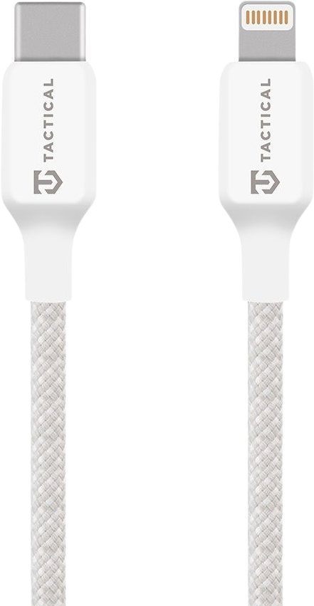 Tactical Stitch Thread Cable USB-C/Lightning 1m White