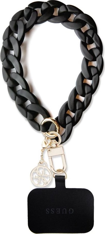 Guess Univerzální Popruh na Ruku 4G Charm Black