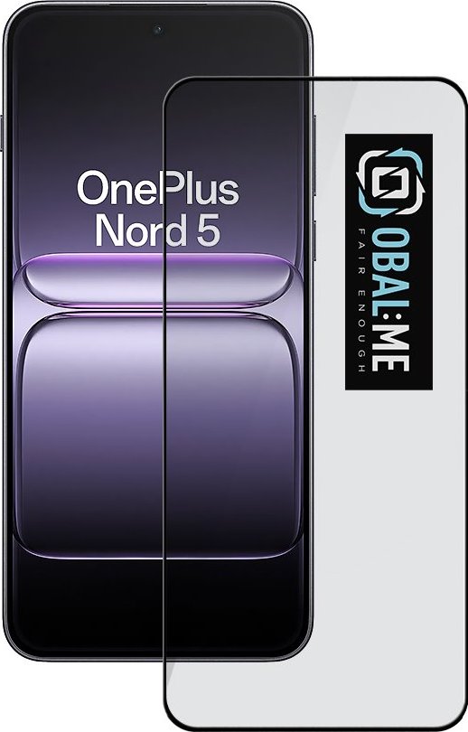 OBAL:ME 5D Tvrzené Sklo pro OnePlus Nord 5 Black