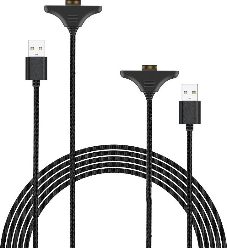 iPega SW2119A Nabíjecí kabel (3m, 2ks) pro JoyCon Ovladače Nintendo Switch 2 Red/Blue