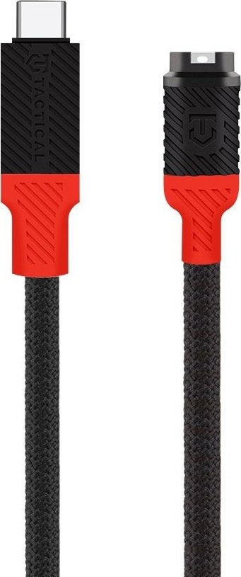 Tactical Recce 3:20 kabel pro Garmin USB-C Black/Red