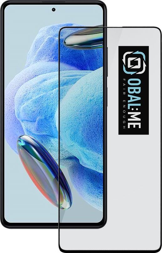 OBAL:ME 5D Tvrzené Sklo pro Xiaomi Redmi Note 12 Pro 5G Black
