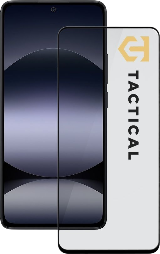 Tactical Glass Shield 5D sklo pro Xiaomi Redmi Note 14 4G/5G/Poco X7 Pro 5G Black
