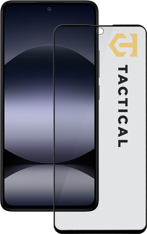 Tactical Glass Shield Privacy Stealth 5D sklo pro Xiaomi Redmi Note 14 4G/5G/Poco X7 Pro 5G Black