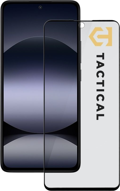 Tactical Glass Shield Privacy Stealth 5D sklo pro Xiaomi Redmi Note 14 4G/5G/Poco X7 Pro 5G Black
