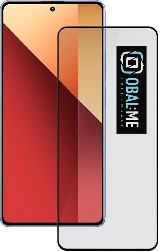 OBAL:ME 5D Tvrzené Sklo pro Xiaomi Redmi Note 13 Pro 4G/5G Black