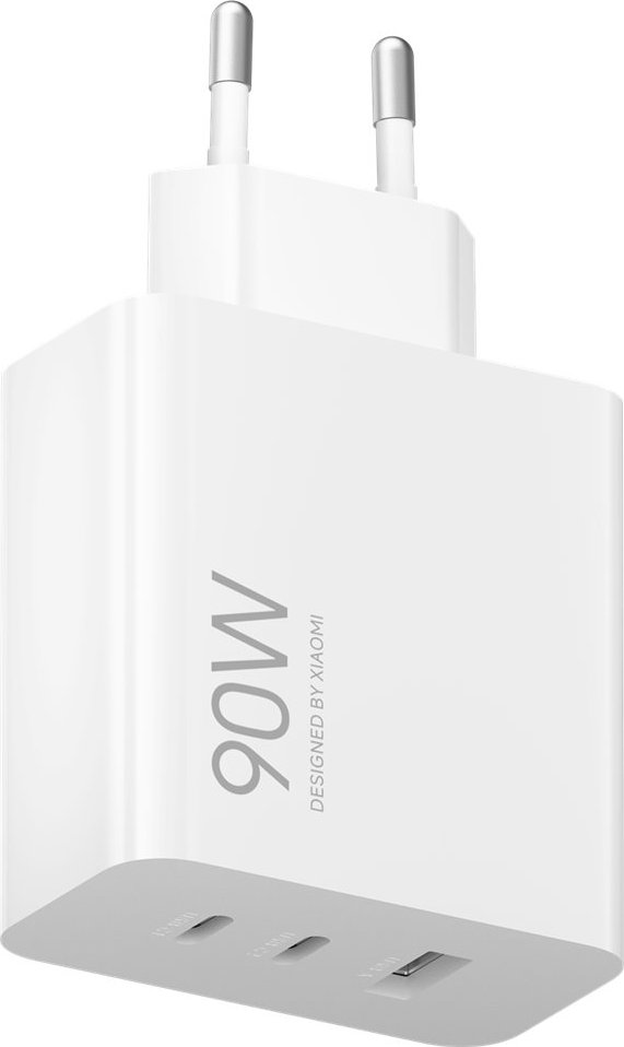 Xiaomi MDY-19-EK Triple (2xUSB-C,1xUSB-A) 90W Cestovní Nabíječka White