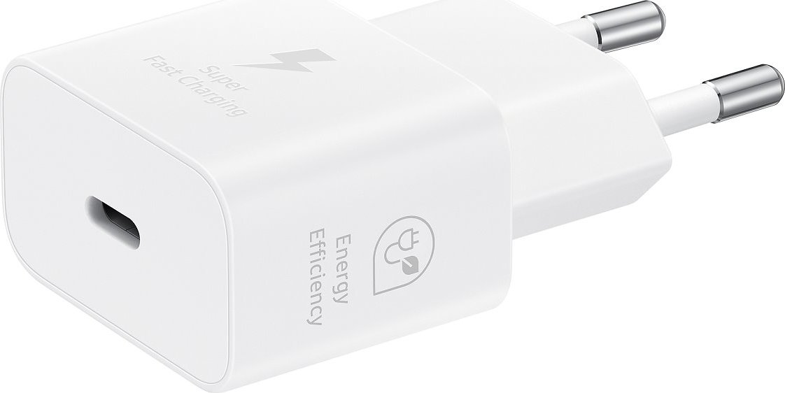 EP-T2510EWE Samsung USB-C 25W Cestovní nabíječka White (OOB Bulk)