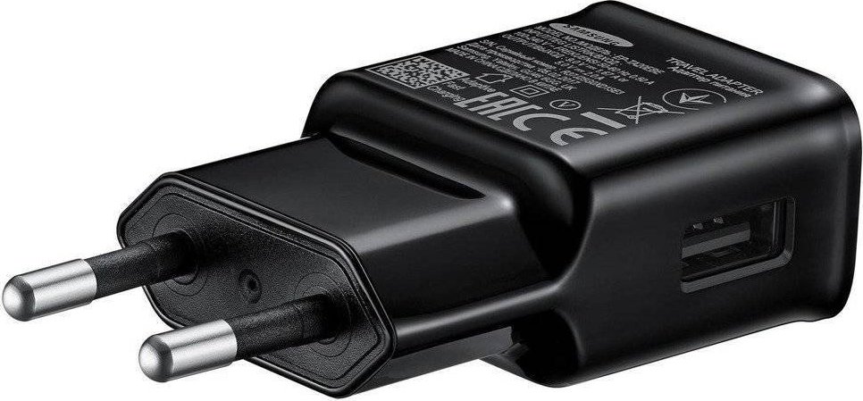 EP-TA200EBE Samsung USB-A 15W Cestovní nabíječka Black (OOB Bulk)