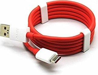 OnePlus 3 3T Original USB-C Datový kabel 0,95m White/Red (Bulk)