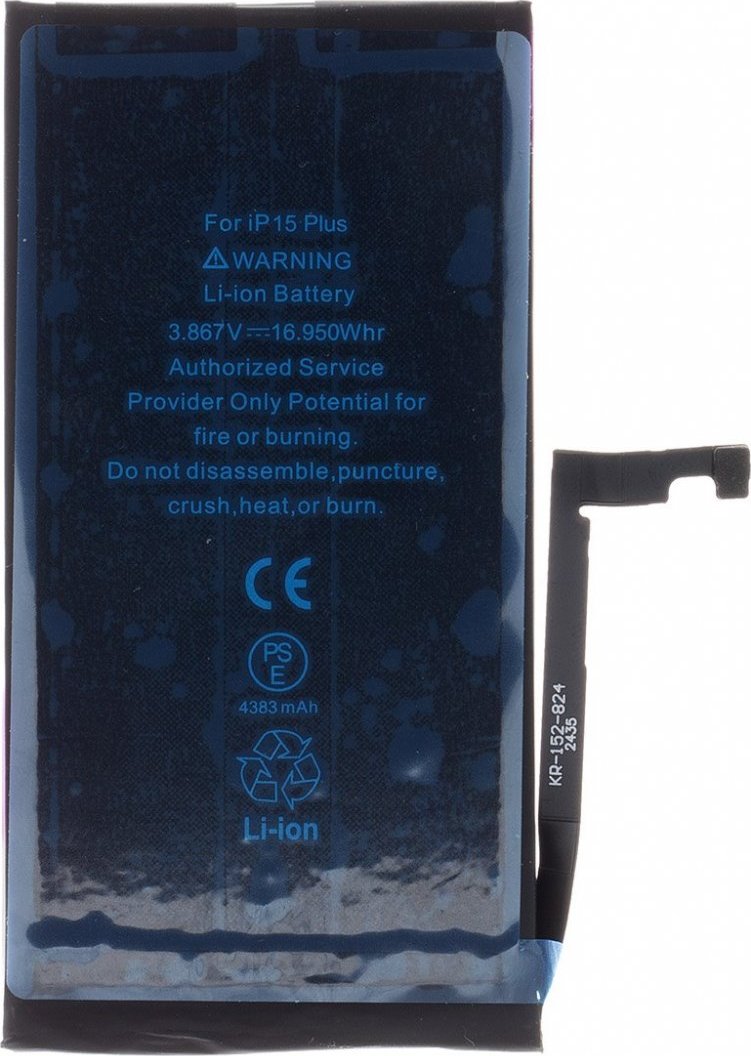Baterie pro iPhone 15 Plus 4383mAh Li-Ion Resetted (Bulk)