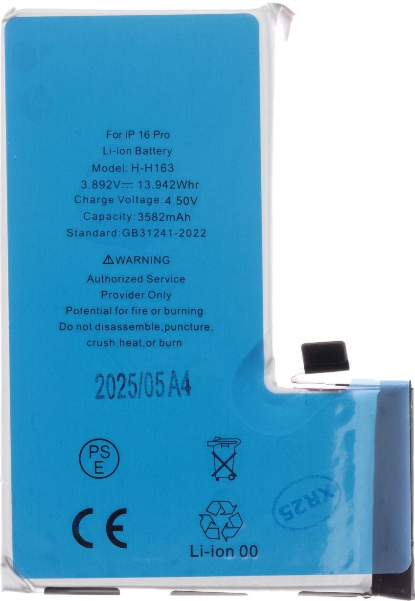 Baterie pro iPhone 16 Pro 3582mAh Li-Ion (Bulk)